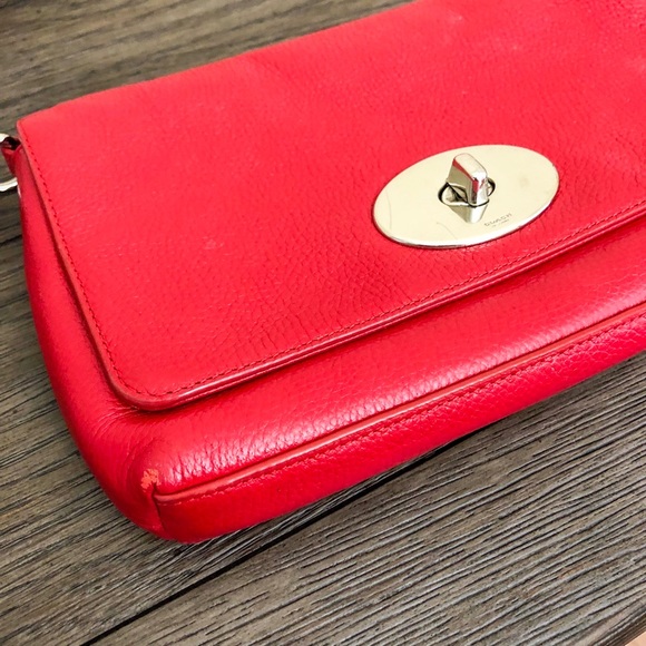 Coach Red And Silver CrossBody Bag - Picture 5 of 8